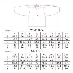 2025 Custom Made Ice Hockey Team Set Breathable Jersey and <b>Socks</b> with Front Sublimated Logo - Product Image 6