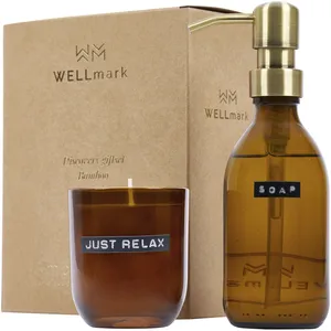 Wellmark Discovery Scented <b>Candle</b> Corporate <b>Gift</b> <b>Set</b> for Adding a Touch of Luxury to Your Office or Home - Product Image 1