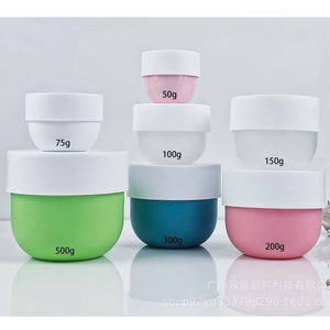 Envase de Plástico PET Esmerilado Personalizado de Fábrica Pavico Vietnam para Cosméticos, Crema Limpiadora Facial, Manteca Corporal, Cera para el Cabello, con Tapa - Product Image 2