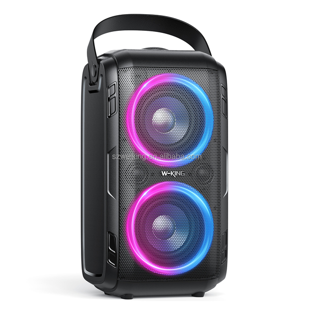 W-King T9 Party Speaker Bluetooth Speaker High Volume 10 Hours Long Playtime with Wireless UHF Microphone Outdoor Parties