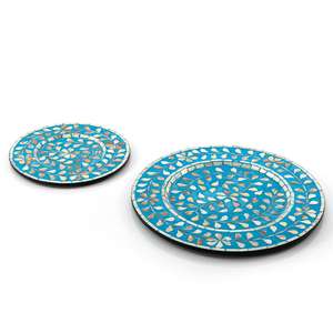 Plato de servidor de platos hecho a mano, plato de cargador antideslizante para decoración de fiestas, Hotel, Catering, plato para servir ensaladas, utensilios de cocina - Product Image 6