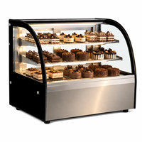 Vitrine chauffante de comptoir commerciale pour aliments – Armoire de présentation chauffante pour la restauration