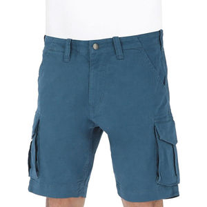 Pantalones cortos Cargo de cintura alta de algodón 100% para hombre, monos de verano transpirables, patrón sólido, teñido liso, Material de lona de moda informal - Product Image 1