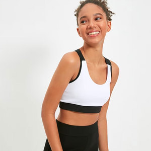 Meilleures ventes en gros Fitness femmes Sexy soutien-gorge de sport Fitness respirant solide Gym course soutien-gorge de sport - Product Image 2