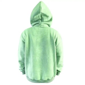 Sudadera con Capucha Personalizada para Hombre, Forro de Satén, Bordada, con Bolsillo Canguro, de Felpa, con Abertura Lateral - Product Image 3
