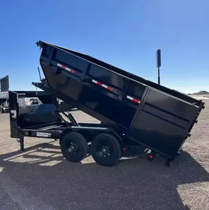 รถเทรลเลอร์ไฮดรอลิก2ล้อรถเทรลเลอร์รถเทรลเลอร์การเกษตรใช้ในฟาร์มใช้ X14ทำจากเหล็ก83 - Product Image 1