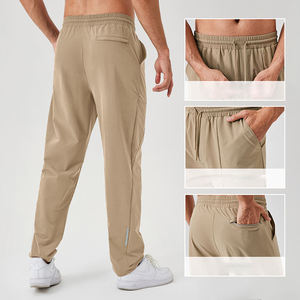 Pantalon de jogging vintage en toile écologique pour homme/femme, taille élastique très extensible, léger, séchage rapide, anti-plis - Product Image 4