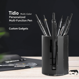 Portapenne Multifunzione Personalizzato Tidio Multicolore, Gadget Personalizzabili - Product Image 3
