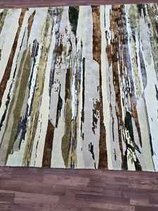 Alfombra de lana moderna NZ personalizada con patrón abstracto a mano, alfombras y juegos personalizables para dormitorio o sala de estar - Product Image 2