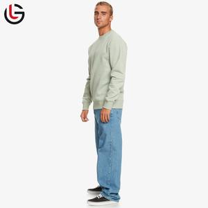 Nueva llegada 100% sudaderas de algodón servicio OEM alta calidad superior cuello redondo hombres sudaderas con capucha de color personalizado básico sudaderas - Product Image 4