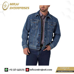 Proveedor al por mayor de fábrica, productos de tendencia superior, nueva chaqueta vaquera occidental sin forro con corte vaquero para hombre - Product Image 2