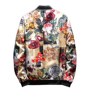 Male Casual Streetwear <b>Hip</b> Hop Slim Fit Coat Spring Autumn New Bomber Zipper Jacket Custom Size Clothing <b>for</b> Men - Product Image 2