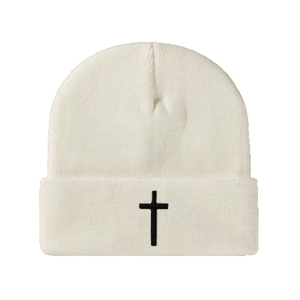 Bonnet unisexe imperméable d'hiver pour l'extérieur, logo brodé personnalisé, couleur unie, haute élasticité, coupe-vent, résistant au froid, vente en gros - Product Image 1