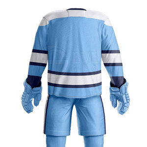 Transpirable Hombres Custom Ice Hockey Jersey Pakistan Made Venta caliente Jersey Último diseño Uniformes de hockey sobre hielo de alta calidad - Product Image 6