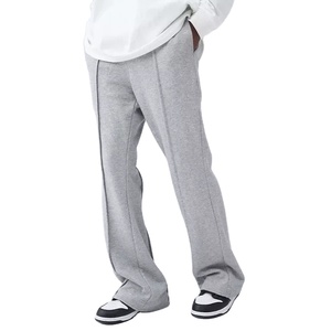 2025 Custom Men's High Quality Casual <b>Flared</b> Jogger Track Pants French Terry Cotton Sweat <b>Leggings</b> New Condition - Product Image 4