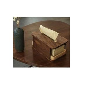 Porte-mouchoirs rectangulaire en bois, organisateur de serviettes en bois massif, écologique, personnalisable, fonctionnel et élégant pour les restaurants - Product Image 2
