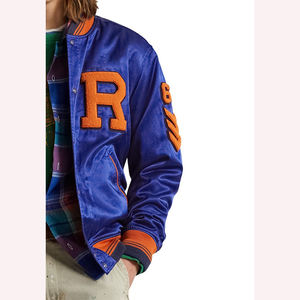 Chaqueta universitaria de alta calidad para hombre, chaqueta bomber de béisbol al por mayor para hombre, chaqueta Letterman de equipo deportivo personalizada - Product Image 2