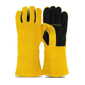Gants de protection de pompier de qualité supérieure Gants ignifuges structurels en cuir à prix élevé pour le travail - Product Image 2