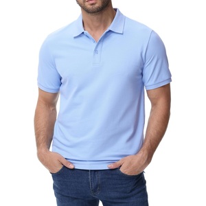 Camiseta Polo de Algodón Piqué para Hombre, Manga Corta, Transpirable, Cómoda, con Cuello, Ropa Casual para Verano, Uso Diario en la Oficina - Product Image 5