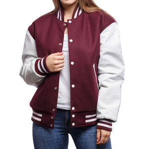Chaqueta de béisbol con logotipo personalizado para hombre, chaqueta Bomber con logotipo personalizado para exteriores, Patchwork, venta al por mayor - Product Image 3