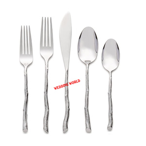 Cubiertos de metal Cubiertos hechos a mano elegantes y de excelente calidad Vajilla y cubiertos de metal de alta calidad al por mayor - Product Image 6