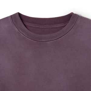 เสื้อยืดคอตตอน 100% ทรงโอเวอร์ไซส์ แขนสั้น ไหล่ตก สไตล์วินเทจ ผ้าถักเนื้อหนา ล้างสีแบบแอซิดวอช สำหรับผู้ชาย - Product Image 6