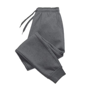 Pantalones Deportivos Casuales de Color Sólido Personalizados, Pantalones Deportivos Rectos Apilados con Cintura Elástica, Bolsillos Laterales, de Poliéster/Algodón de Secado Rápido - Product Image 3