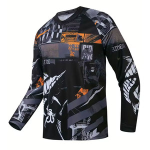 Vente en gros Nouveau design Maillot de pêche à manches longues pour hommes Chemises de pêche performantes Vêtements de pêche à séchage rapide de couleur unie - Product Image 1