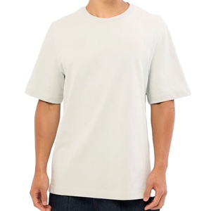เสื้อยืดโอเวอร์ไซส์ ODM ผ้าฝ้ายทรงหลวมใส่ได้ทั้งชายหญิง สไตล์ลำลอง รับสกรีนโลโก้ เสื้อยืดเจอร์ซีย์แฟชั่น ไซส์พลัส - Product Image 1