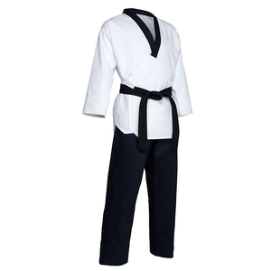 Uniforme de Judo personalizado de alta calidad, uniforme blanco de artes marciales, uniforme de Taekwondo acanalado ligero, uniformes de Jiu Jitsu para hombres - Product Image 6