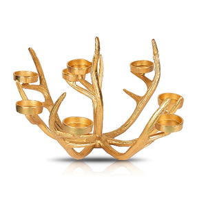 AK latón hogar decorativo hierro árbol en forma de vela soporte latón Color acabado vela titular hecho a mano personalizado - Product Image 1