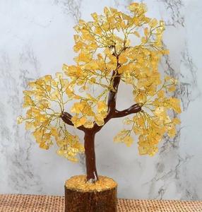 Hot Selling On Soha Agate Natural Gemstone Citrine <b>Crystal</b> 300 Chips Tree for Chakra Healing And Meditation & Decoration On Sale - Product Image 1