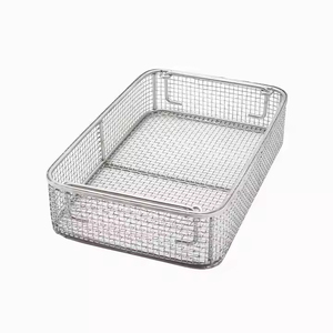 Wire <b>Mesh</b> Storage <b>Basket</b> Fine <b>Mesh</b> Stainless Steel Sterilization Containers Medical <b>Basket</b> Tray Surgical Instrument Manual CE - Product Image 6