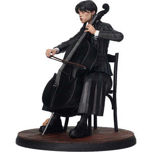 Figura de Miércoles con Violonchelo, Busto de Juguete con Diseño Único para Exhibición y Colecciones - Product Image 2