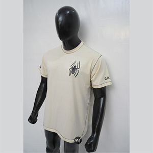 Camiseta de Verano para Hombre, Corte Regular, Cuello Redondo, 100% Algodón, Nueva, Manga Corta, Ecológica, Transpirable, Estilo Urbano, Impresión Digital Personalizada - Product Image 4