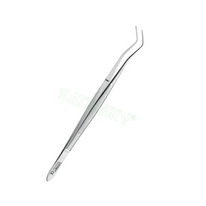 Pinzas Dentales FLAGG con Puntas Serradas de 16 cm, Instrumentos de Acero Inoxidable Fabricados con AISI 420 - Product Image 1