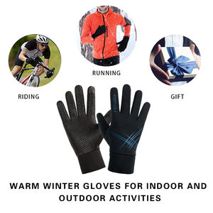 Guantes de Ciclismo de Invierno Unisex de Alta Calidad, Transpirables, Antideslizantes, con Pantalla Táctil y Protección Contra el Viento, de Medio Dedo - Product Image 6