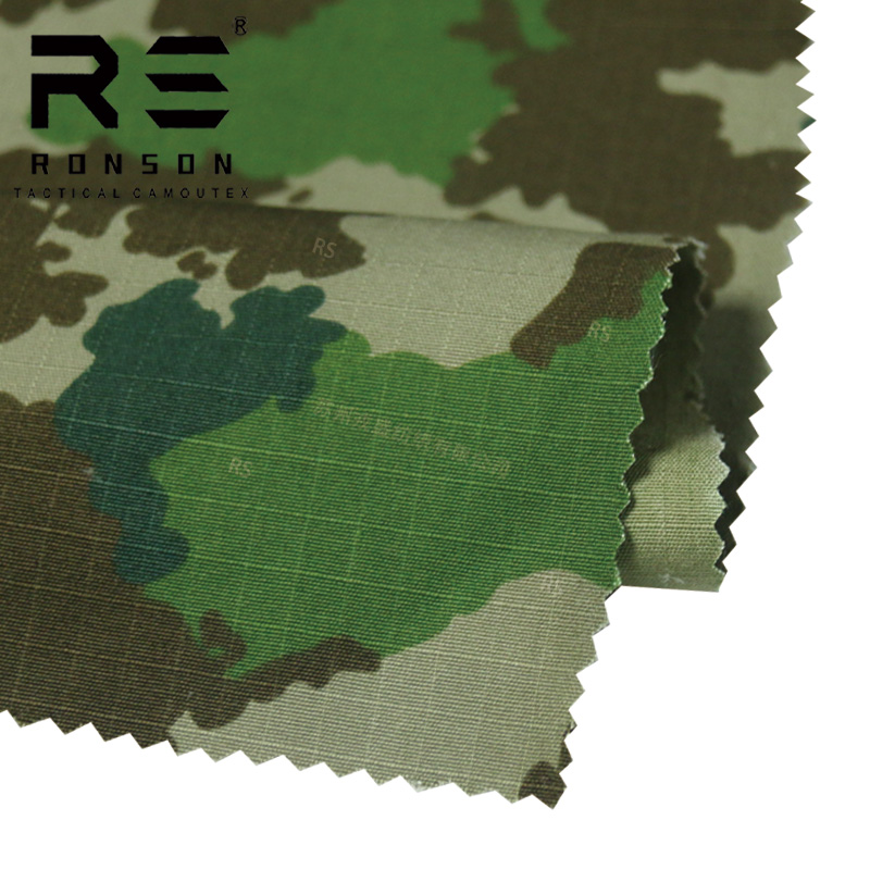 NC5050 Ripstop Camouflage Fabric - M58 Flachtarnenmuster