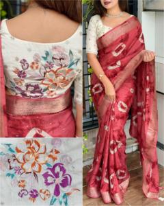 Evergreen Design Viscose Coton Avec Fil Broderie Saree Femme Fabricant De Mode Et Fournisseur De Surat Au Taux Le Plus Bas - Product Image 4