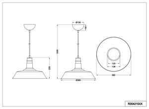 Lámpara colgante Will Copper E27 (Trio Lighting R30421062) - Product Image 3