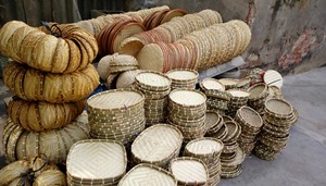 Round Flat Winnowing Bamboo Storage <b>Basket</b>-Foldable Eco-Friendly Food Storage <b>Basket</b> <b>Cheap</b> Price for Home & Restaurant Use - Product Image 5
