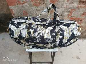 Manufacturer and Wholesaler Large Cotton <b>Weekender</b> Travel <b>Bag</b> Handmade Quilted Duffle Beach <b>Bag</b> Womens Travel <b>Bag</b> - Product Image 2