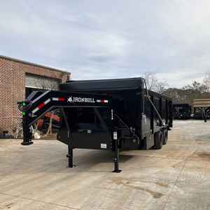 Remorque à benne basculante à col de cygne 2026, propre, 8×20, 24,9K, double essieu tandem, côtés de 4 pieds, levage télescopique - Product Image 2