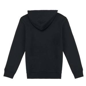 Sudadera con capucha forrada de Sherpa Sudadera negra de peso pesado - Product Image 3