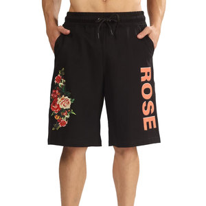 Pantalones Cortos de Algodón 100% para Hombre, Estilo Urbano, Diseño Liso, Pantalones Casuales para Correr con Cintura Elástica, Tallas Personalizadas - Product Image 1