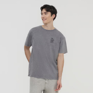 T-shirt Streetwear vintage en gros | T-shirt surdimensionné imprimé personnalisé | Fabricant de chemise de mode décontractée OEM - Product Image 1