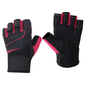 Gants de sport unisexes en PU à demi-doigts pour la musculation, la musculation, la musculation en salle de sport, le vélo, les sports de plein air - Product Image 6