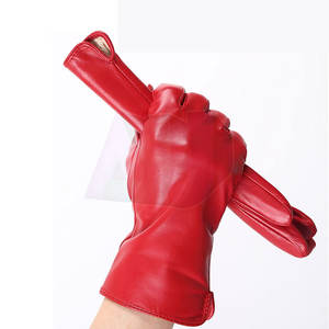 Gants de vélo en cuir vintage de haute qualité pour hommes et femmes, style décontracté écologique, ajustement confortable, longue durée, prêts pour l'hiver - Product Image 3