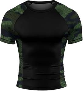 Camiseta Deportiva de Manga Corta para Hombre, de Alta Calidad, Cómoda, para Gimnasio, Entrenamiento, Deportes, MMA, BJJ, Protección, con Logotipo Personalizado, Gran Venta 2026 - Product Image 5