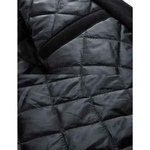 Custom Logo Stand Front Print Baseball Letterman Jacket for Men Fall Winter Waterproof Breathable <b>Wool</b> Leather Customizable - Product Image 5